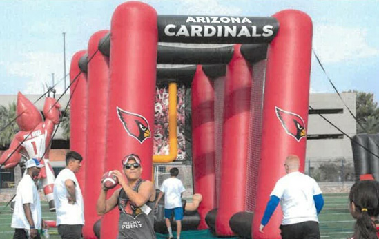 Arizona Cardinals support wellness day at House of Refuge in Mesa